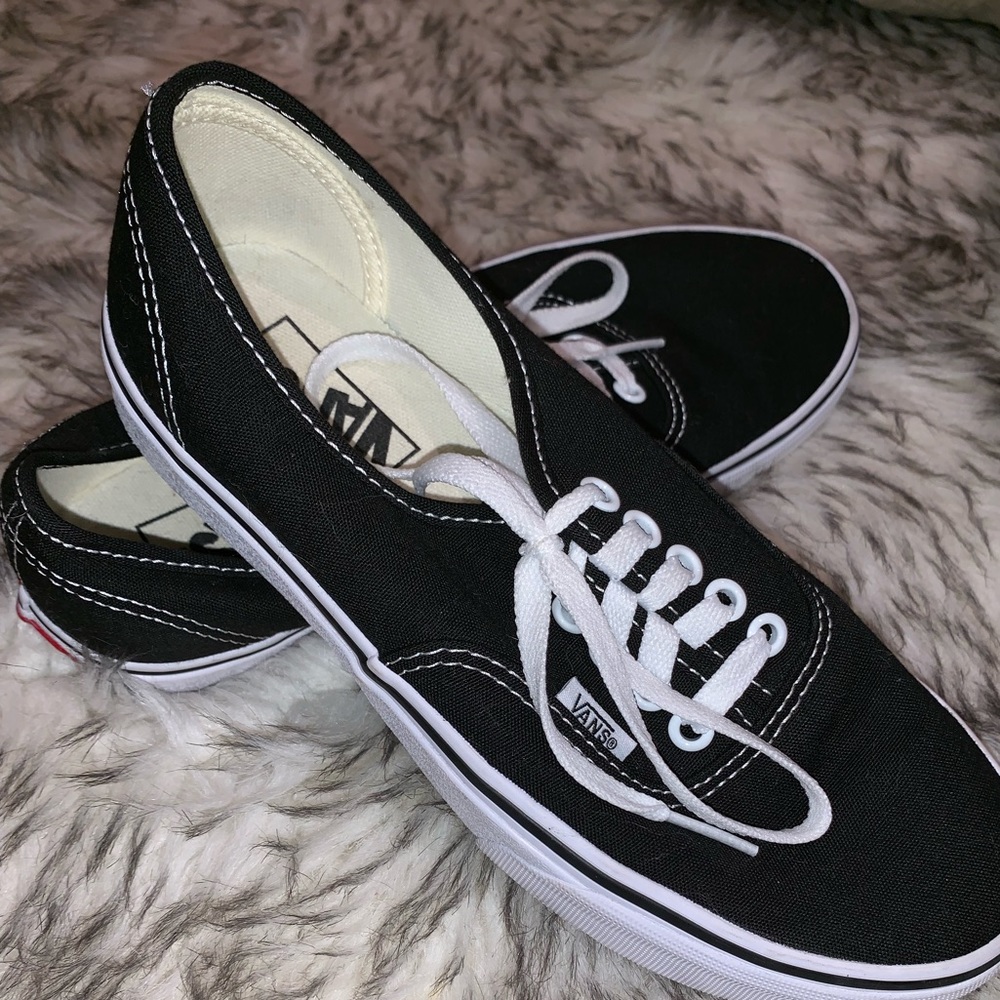 Black authentic vans